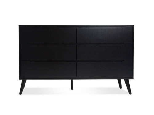 Wide Black Dresser - The Everset