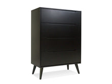 Load image into Gallery viewer, Tall Black Dresser - The Everset
