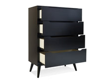 Load image into Gallery viewer, Tall Black Dresser - The Everset
