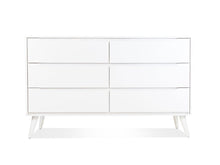 Load image into Gallery viewer, Wide White Dresser - The Everset

