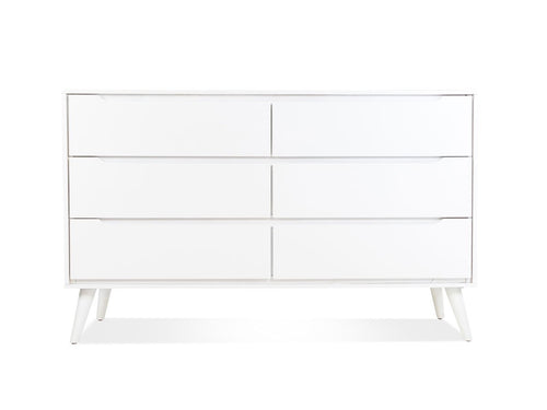 Wide White Dresser - The Everset