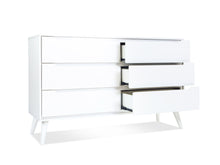 Load image into Gallery viewer, Wide White Dresser - The Everset
