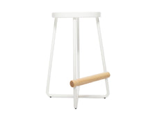 Load image into Gallery viewer, Simple White Stool - The Everset
